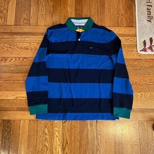 Vintage Tommy Hilfiger Plaid Long Sleeve Polo‎ shirt